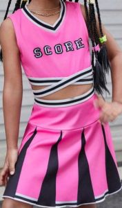 Kids Costumes to Hire - Cheerleade dress - 7 Years